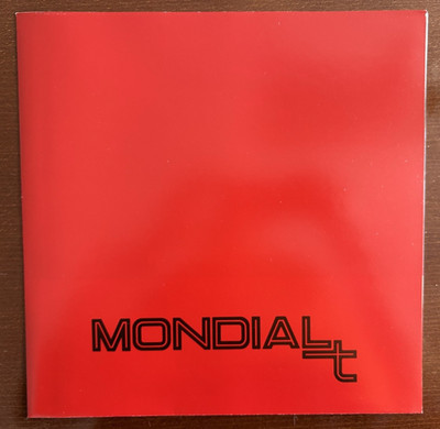 Ferrari Mondial t  Broschüre 8M/08/90 - Seltene Sammlerausgabe - TOP Zustand