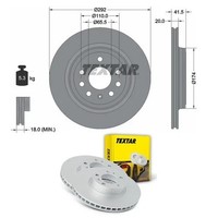 2 X Textar 92118400 Bremsscheiben 292Mm Hinten Fiat Croma, Opel Signum, Vectra