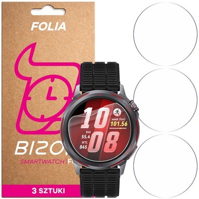 3x Schutzfolie für Huawei Watch GT Runner 2 Bizon Displayschutzfolie Folie Film