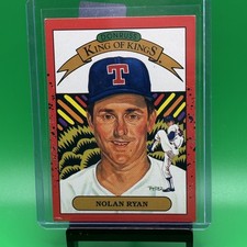1990 Donruss - Nolan Ryan #665 King of Kings Front & Back