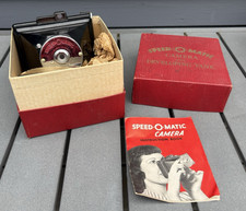 Vintage photography Speed O Matic camera NIB instructions developing tank 1950's
