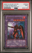 2006 Yu-Gi-Oh! Elemental Hero Flare Neos POTD-EN032 1st Ed Ultra Rare PSA 9