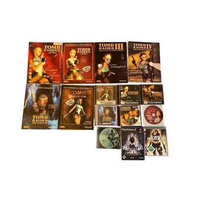 Tomb Raider PS1 PS2 PS3 PC Spiele und Lösungsbücher | 1 2 3 4 | Lara Croft