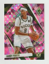 2023-24 Panini Phoenix Bobby Portis Pink Cracked Ice /25 Card #243