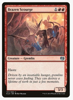 Brazen Scourge | MTG KLD | EDH Commander Gremlin Tribal Haste Aggro | LP