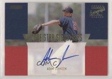 2001 Topps Stadium Club Lone Star Signatures Adam Johnson #LS16 Auto 04dl