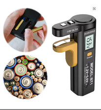 LCD Battery Tester Digital Checker for AA AAA C D Button Cells Voltage Meter