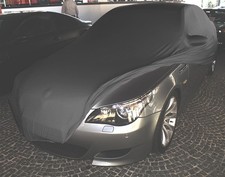 Vollgarage Car-Cover Schutzdecke Schwarz mit Spiegeltaschen für BMW 5er E60