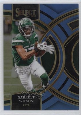 2023 Panini Select Premier Level Light Blue Prizm /99 Garrett Wilson #115 1r01