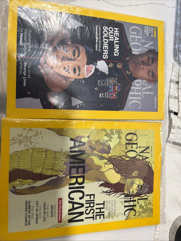 National Geographic Magazine Two Unopened Jan & Feb 2015