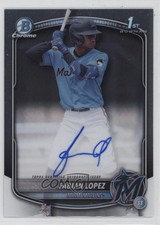 2025 Bowman Chrome Prospect Auto Fabian Lopez #CPA-FL Auto 1pe9