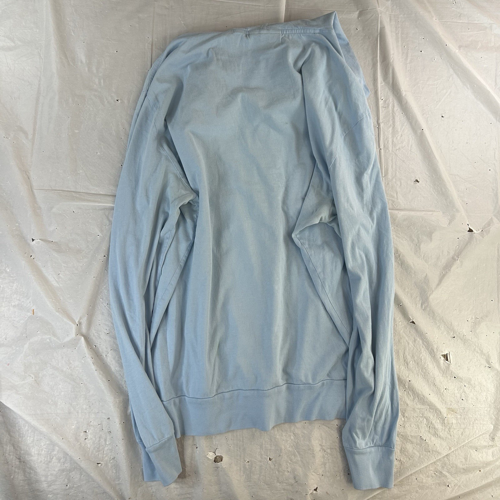 Lacoste Men’s 100% Cotton Lightweight Pullover Hoodie Blue • Large US | 5 FR thumbnail 5