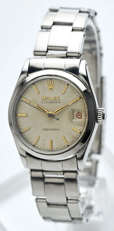 Rolex Oysterdate Precision ‘1957’ Ref 6466, 30mm Gents Vintage Watch, Serviced - Image 2 of 4