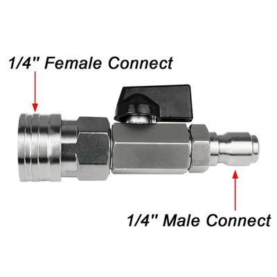 #ad #ad Stainless Steel 4500 PSI Pressure Washer Ball Valve Kit 1 4quot; Quick Connect for P $19.76
