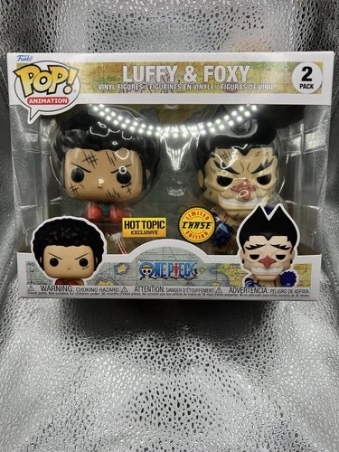 Funko Pop!  One Piece - Luffy & Foxy Chase 2-Pack - Hot Topic Exclusive