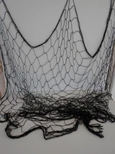 Decorative Black Fishing Net 4'x12' ~ Fish Netting ~ Nautical Luau Party Decor 