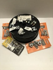 Galvanized Wire Rope Cable, 1/8", 7x7, 500 ft reel & Clamps