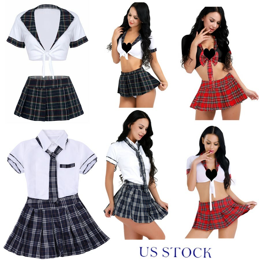 SINROYEE Dames Bunny Meisje Kostuum Homewear Bodysuit met Rok Sexy Anime Cosplay Lingerie (Grijs
