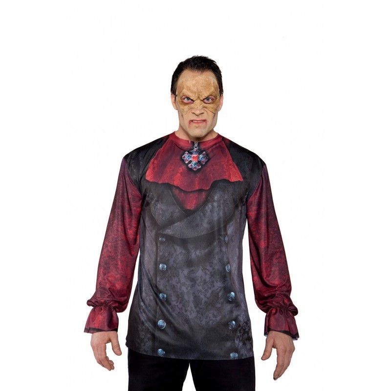 vampire dress shirt Amazon.com: Ctreela Men Gothic Ruffle Lace Shirts Stand Collar Vampire  Pirate Shirt Renaissance Medieval Costume Cosplay Dress Shirt : Clothing,  Shoes & Jewelry