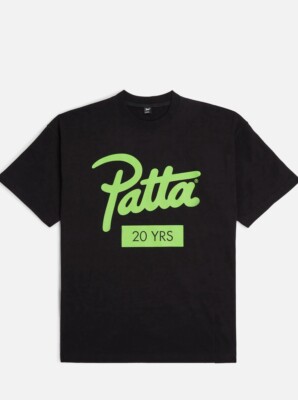 Patta X Nike 20 Yrs Anniversary T-shirt Black size XL Sold