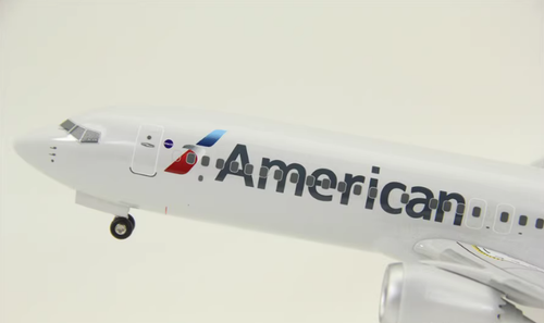 1:200 31CM RISESOON American BOEING 737 MAX 8 Airplane ABS Plastic Plane Model - Picture 6 of 14