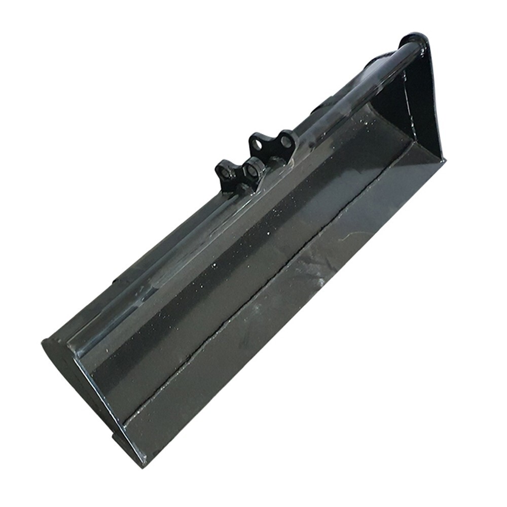 AGT 1200mm Plain Bucket Attachment for Mini Excavators Digger 0.8-1.8 Ton Black
