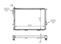 Hart KüHler WasserküHler FüR BMW 5Er E39 523I 520I 528I 525I 530I E38 728I Il