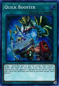Quick Booster - DASA-EN057 - Super Rare - Unlimited x3 - Near Mint