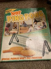 Vintage Nerf PING PONG Game No Balls Or Instructions 1982 Parker Brothers 9