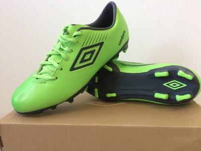 Mens Umbro GT II Cup A FG Football Boots Green UK 10 NEW