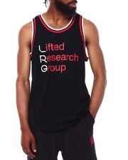 Lifted Research Group LRG Mens Future Life Black Tank Top Shirt NWT Medium