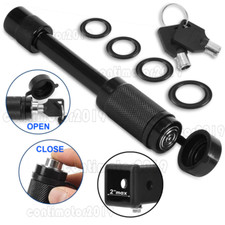 Black 58 Trailer Hitch Receiver Locking Pin For 2 Towing Receiver With 2 Keys Black 58 Trailer Hitch Receiver Locking Pin For 2 Towing Receiver With 2 Keys
