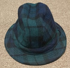 Vintage Large Pendleton 100 Virgin Wool Men's Fedora Hat Cap USA Portland