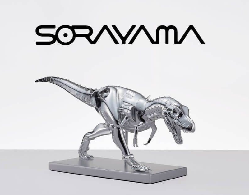 Hajime Sorayama TYRANNOSAURUS T-rex Cyborg Dinosaur Statue Hajime Sorayama TYRANNOSAURUS T-rex Cyborg Dinosaur Statue