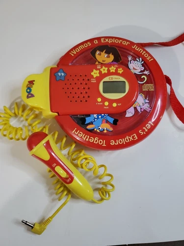 Vintage Dora the Explorer Sing A Long CD Player DTE515 Emerson radio. ☆ READ