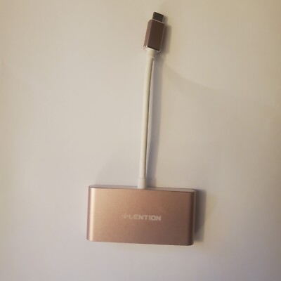 LENTION 4-in-1 USB-C Hub with Type C USB 3.0 USB 2.0 