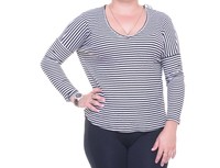 One Clothing Black White Striped Top Size S on sale One Clothing Black White Striped Top Size S on sale
