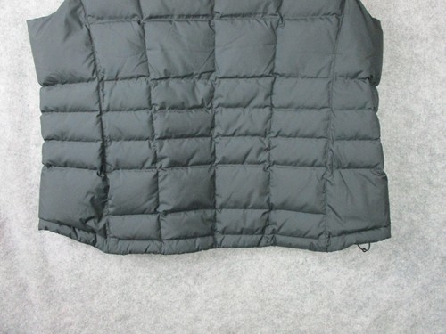 LL Bean Down Puffer Vest Womens 2X Black Nylon Water Repellent DownTek Pertex - Picture 18 of 21