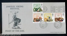 1989 Food & Farming Jorvick Viking Festival Cover York Collect Stamps SLOGAN