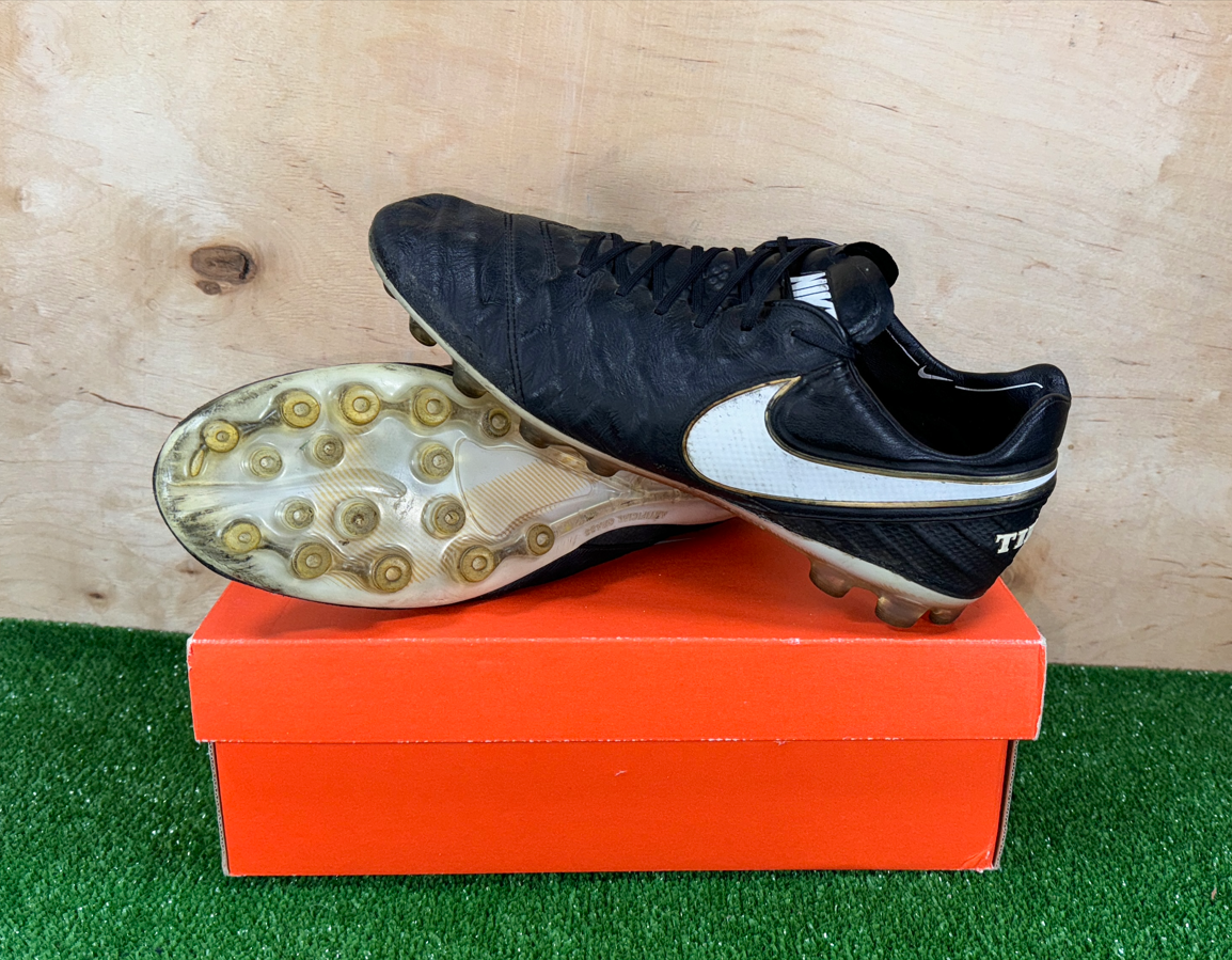 Nike Tiempo Legend VI AG 819712-010 Elite US12 UK11 Black boots
