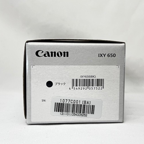 Unused Canon PowerShot ELPH 360 IXY 650 Compact Digital Camera Black from JAPAN - Picture 5 of 9