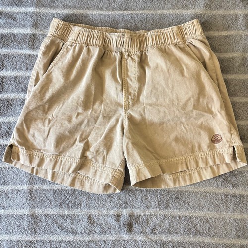 Crazy Shirts Hawaii Kona Coffee Dyed Men's Shorts Size Medium Tan Cotton Casual