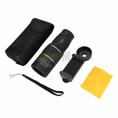 Support de téléphone portable chasse lunette de visée télescope monoculaire 16 x 52 - Photo 16 sur 18