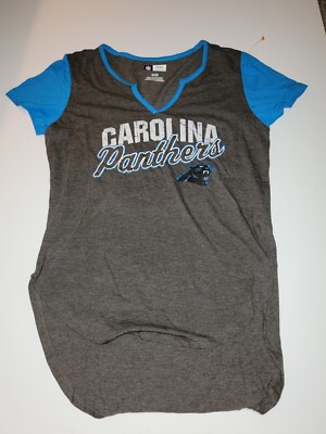 CAROLINA PANTHERS NFL WOMENS SMALL SM DISTRESSED