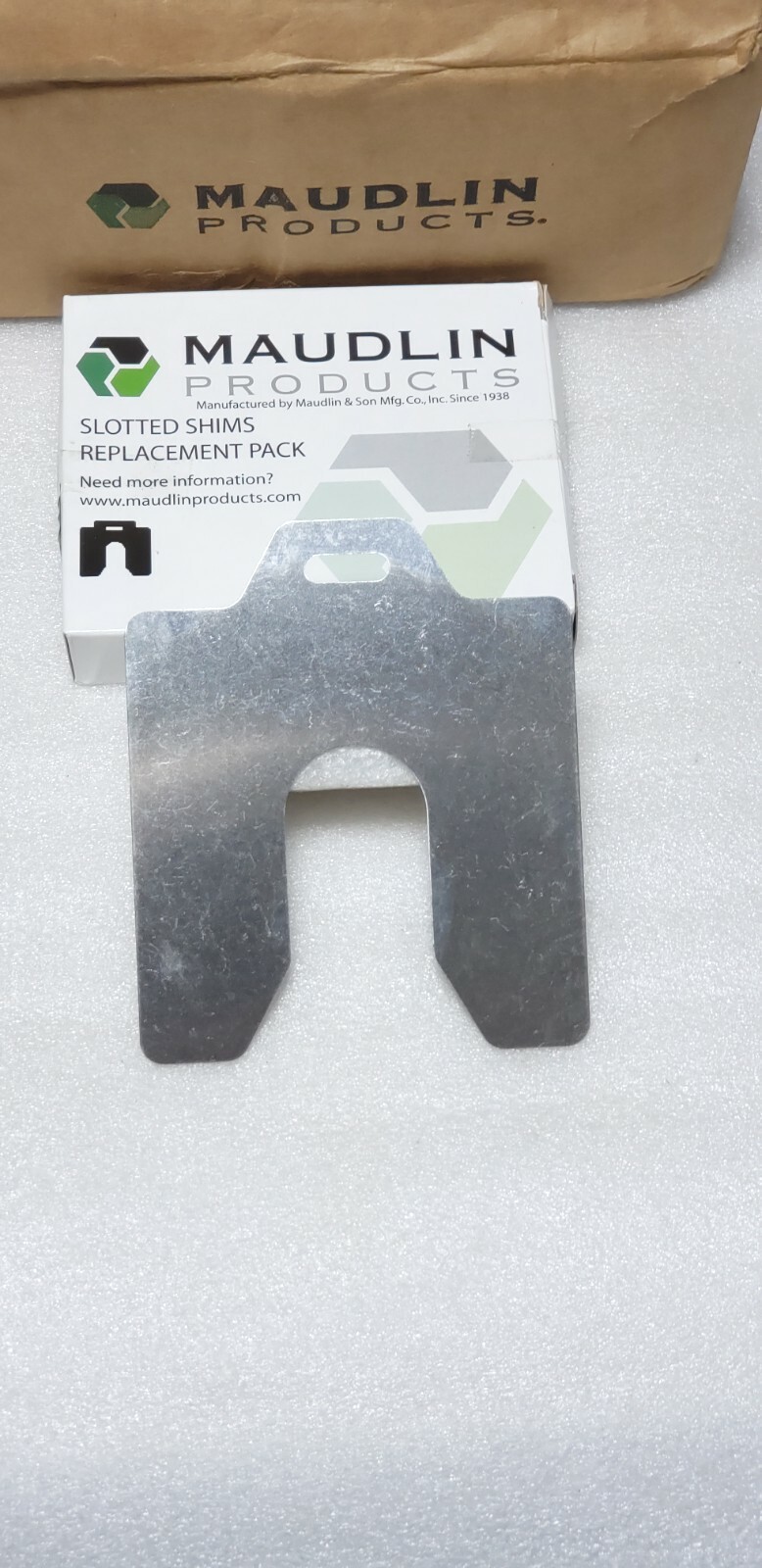 20 Pack Maudlin MSC02520 Shim Stock 0.025'' Thick, 4'' x 4", 302/304