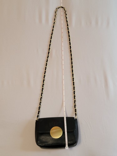 Isaac Mizrahi Whitney Lamb Leather Crossbody Bag With Circle Hardware - Picture 15 of 17