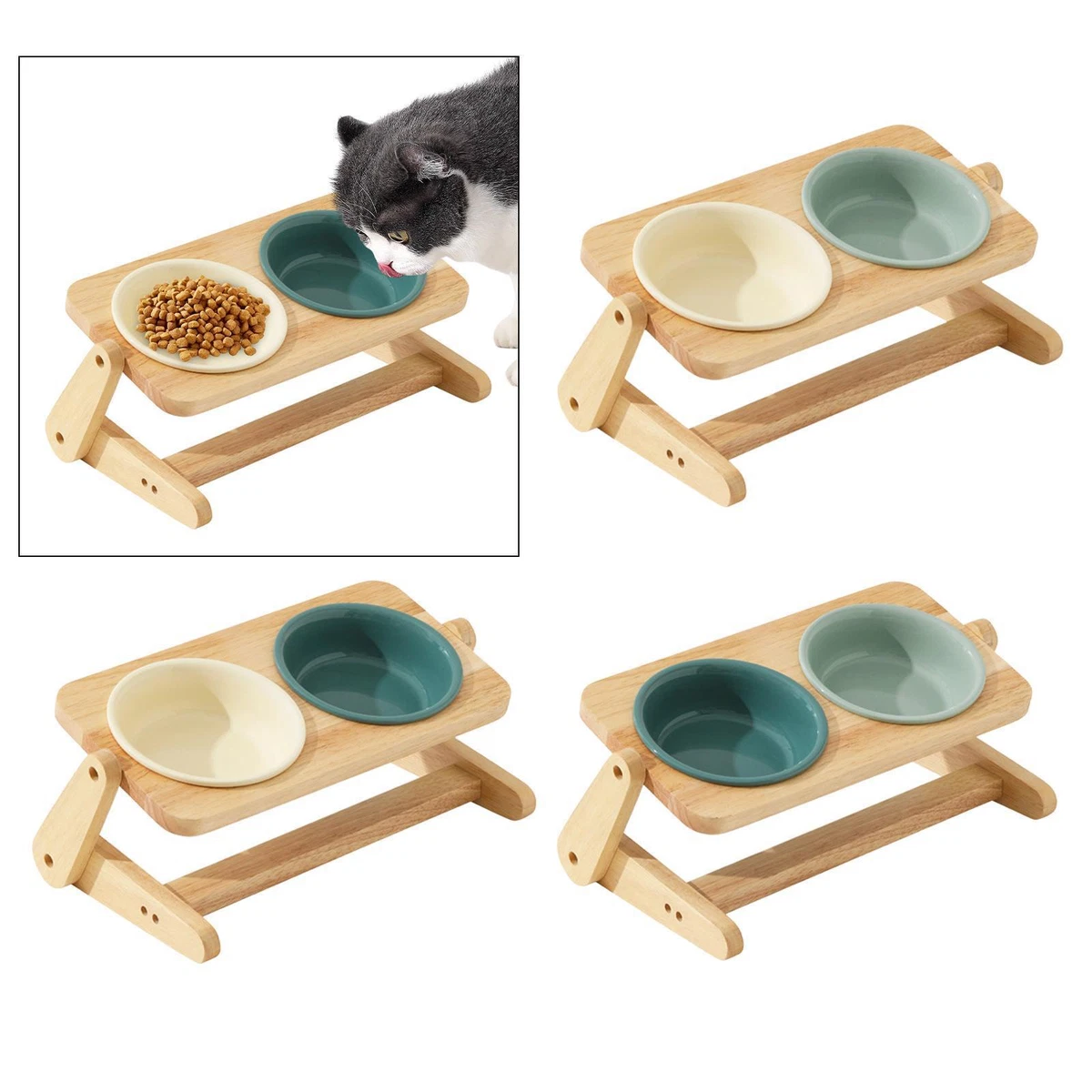 Raised pet bowls sales