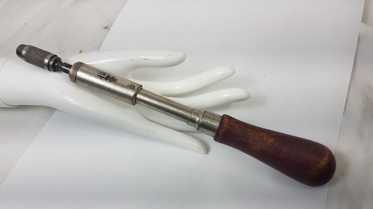 ぬっこ　（1/5） Vintage Yankee North Bros. No.30 Spiral Ratchet Push Screwdriver