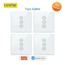 LOT Tuya SmartLife ZigBee Curtain Blind Switch for Roller Shutter Electric Motor