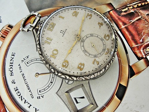 Rare silver Omega watch from 1931. - Picture 8 of 18